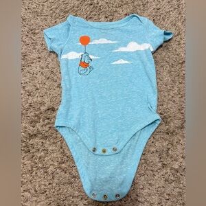 Winnie the Pooh short sleeve onesie, 12 months